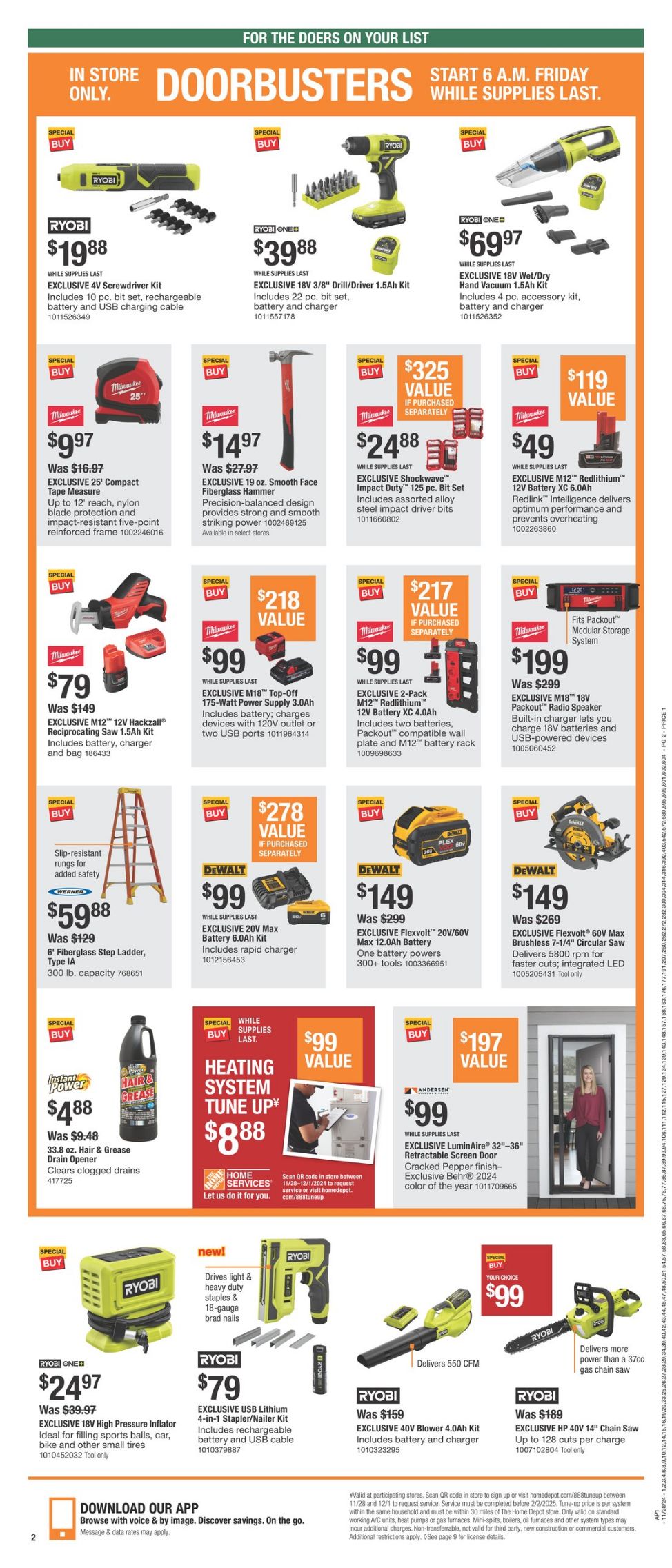 Catalogue Home Depot from 11/28/2024