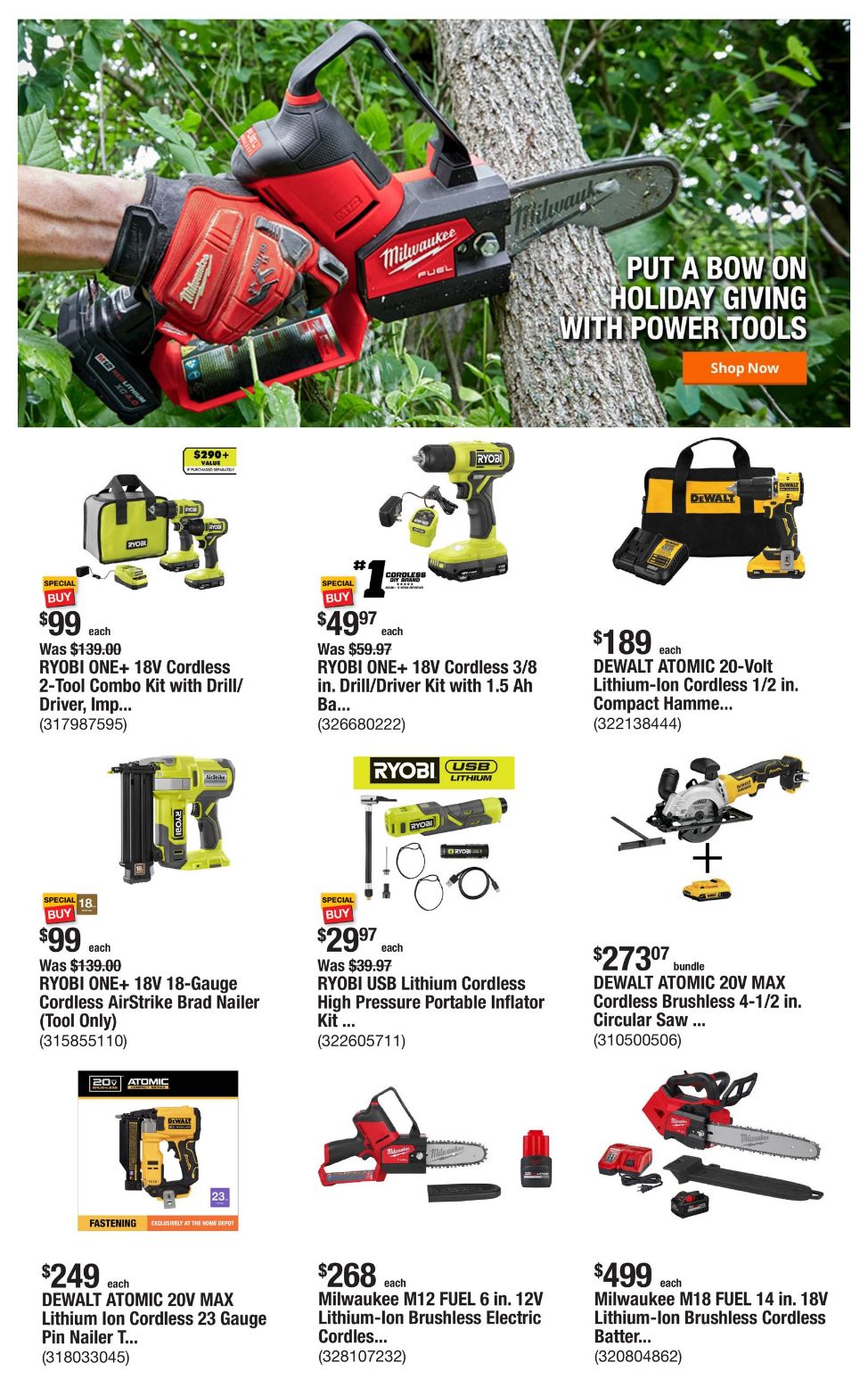 Catalogue Home Depot from 12/12/2024