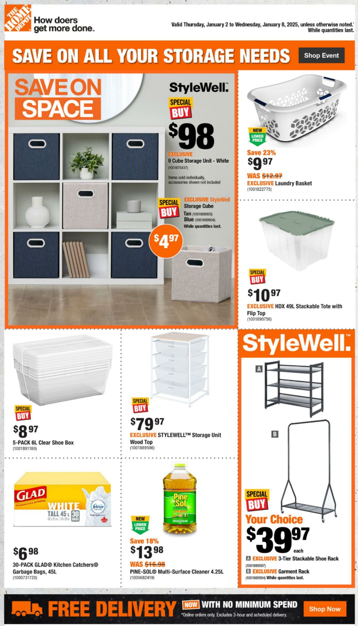 Catalogue Home Depot from 01/02/2025