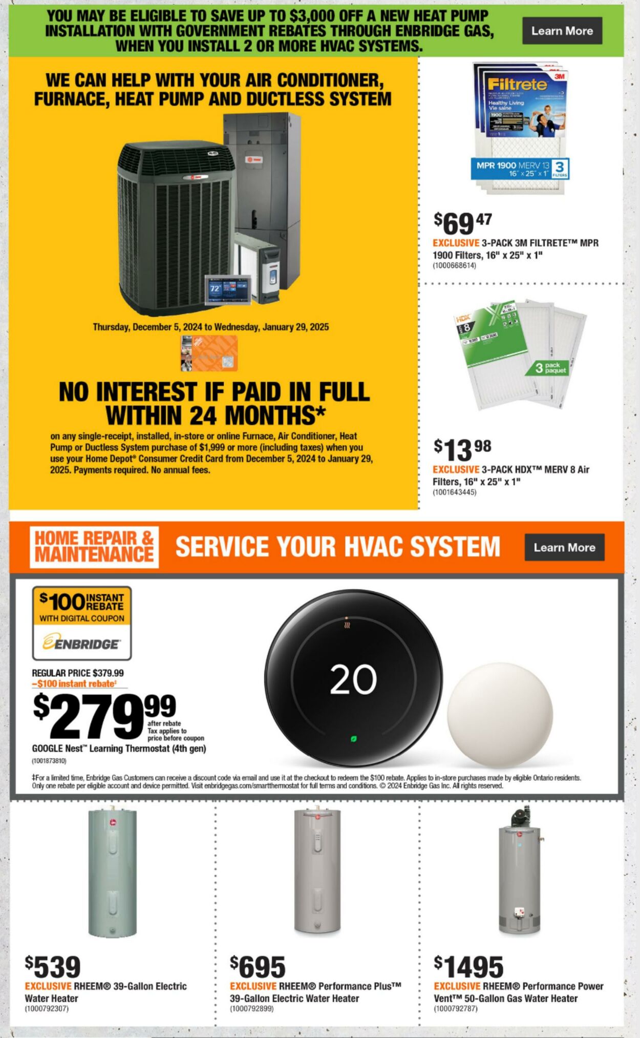 Catalogue Home Depot from 01/02/2025