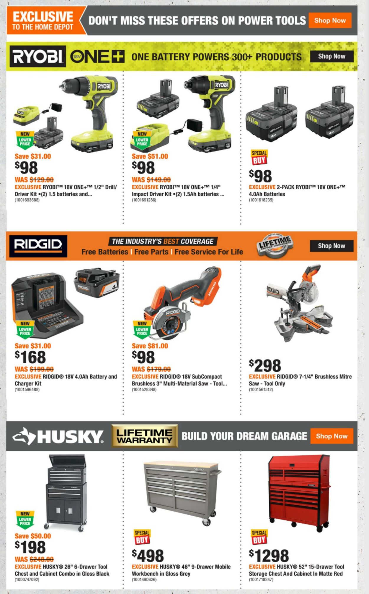 Catalogue Home Depot from 01/02/2025