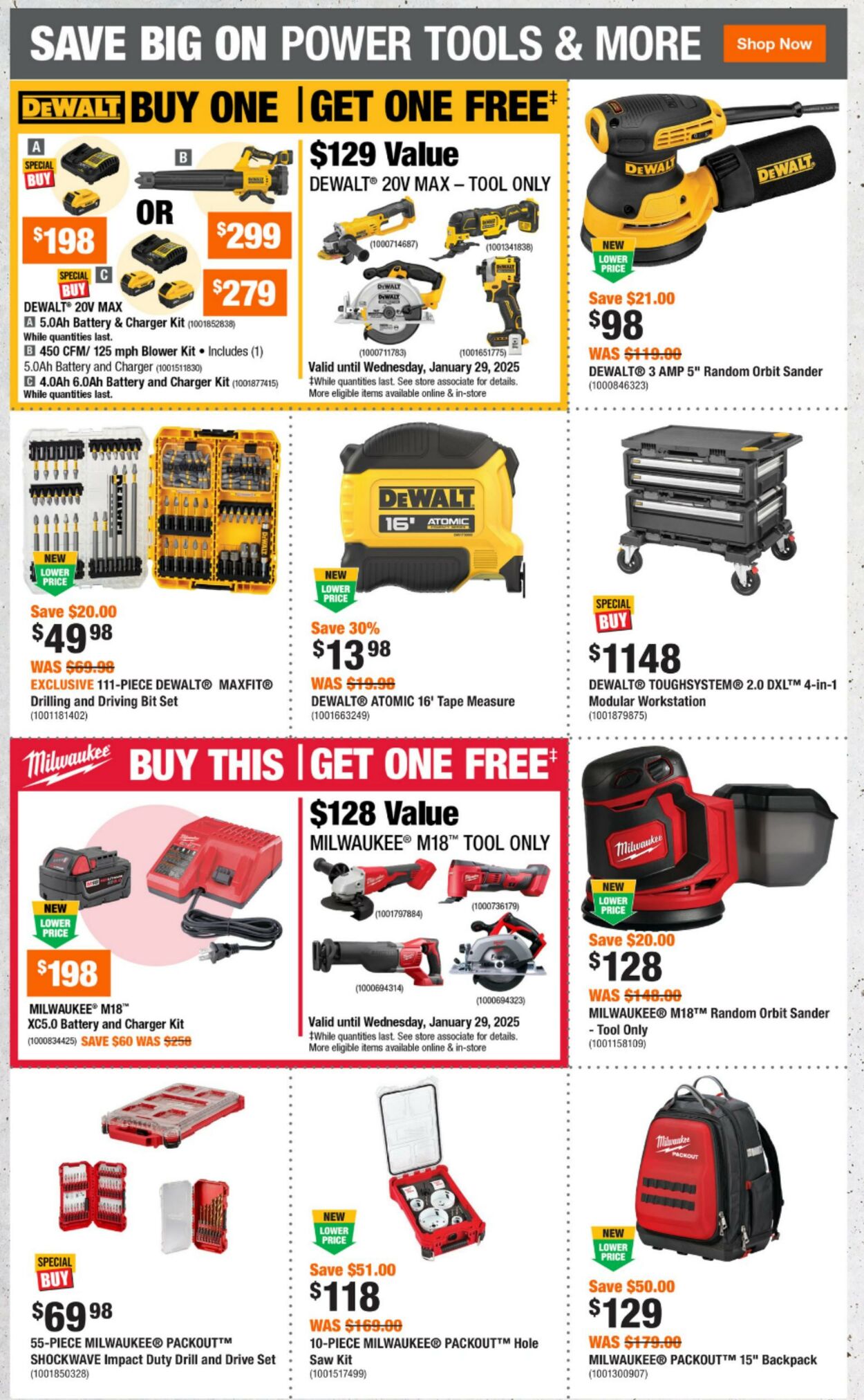 Catalogue Home Depot from 01/02/2025