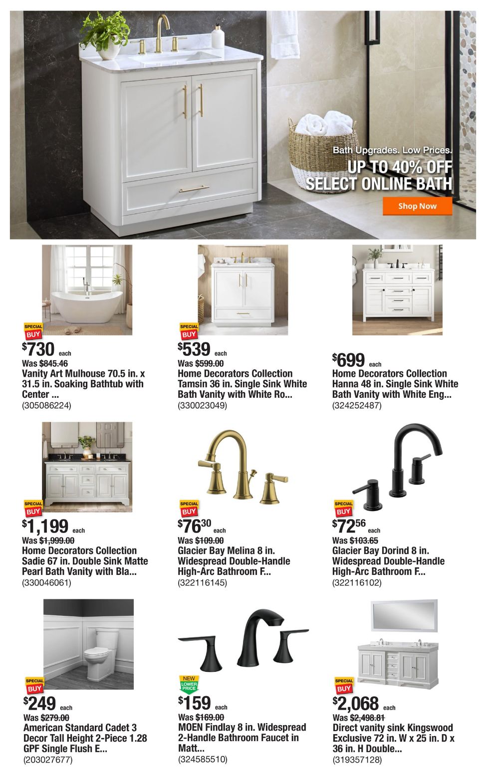 Catalogue Home Depot from 01/02/2025