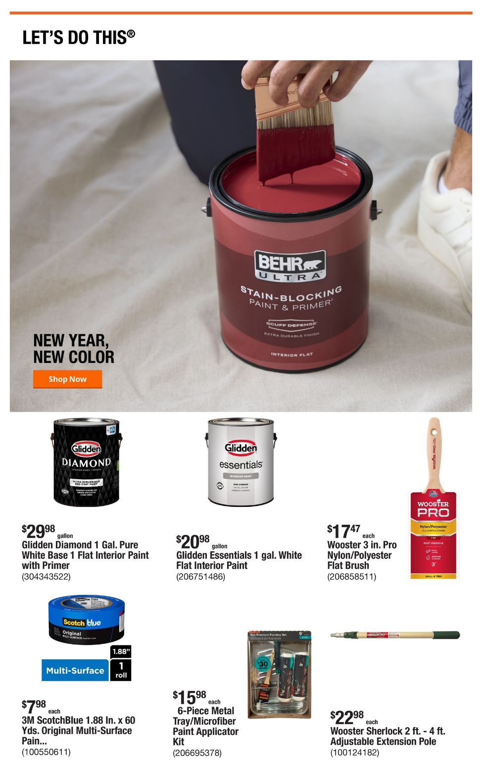 Catalogue Home Depot from 01/02/2025