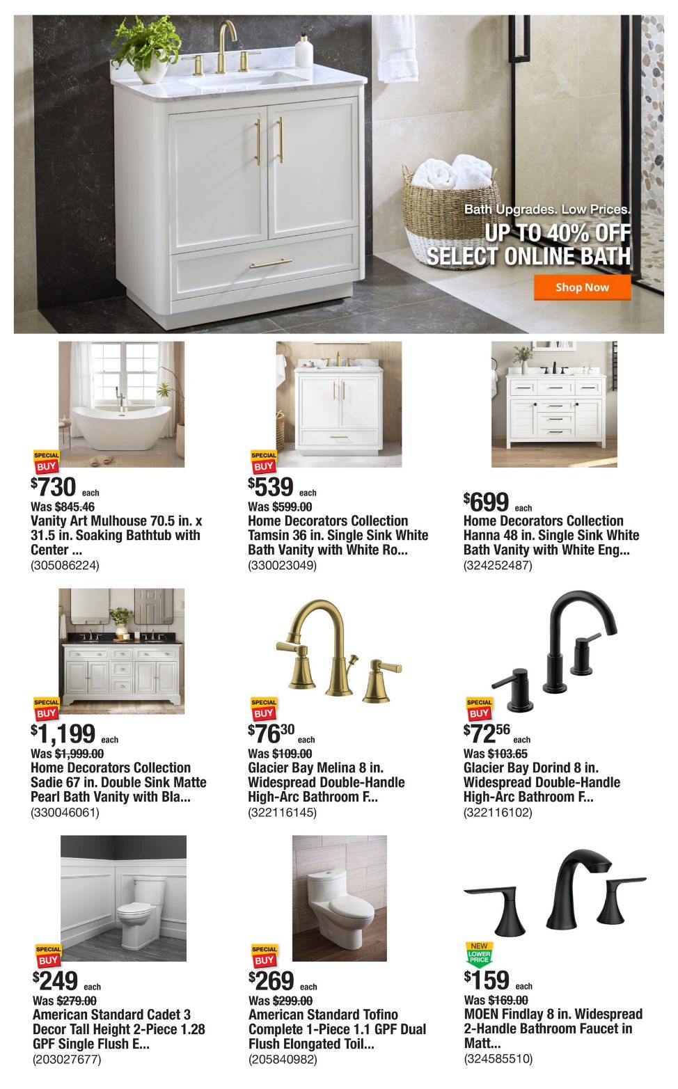 Catalogue Home Depot from 01/02/2025