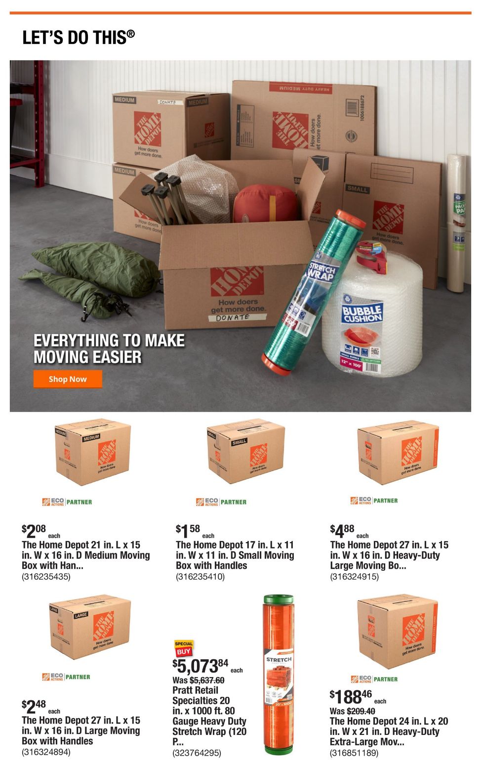 Catalogue Home Depot from 01/09/2025