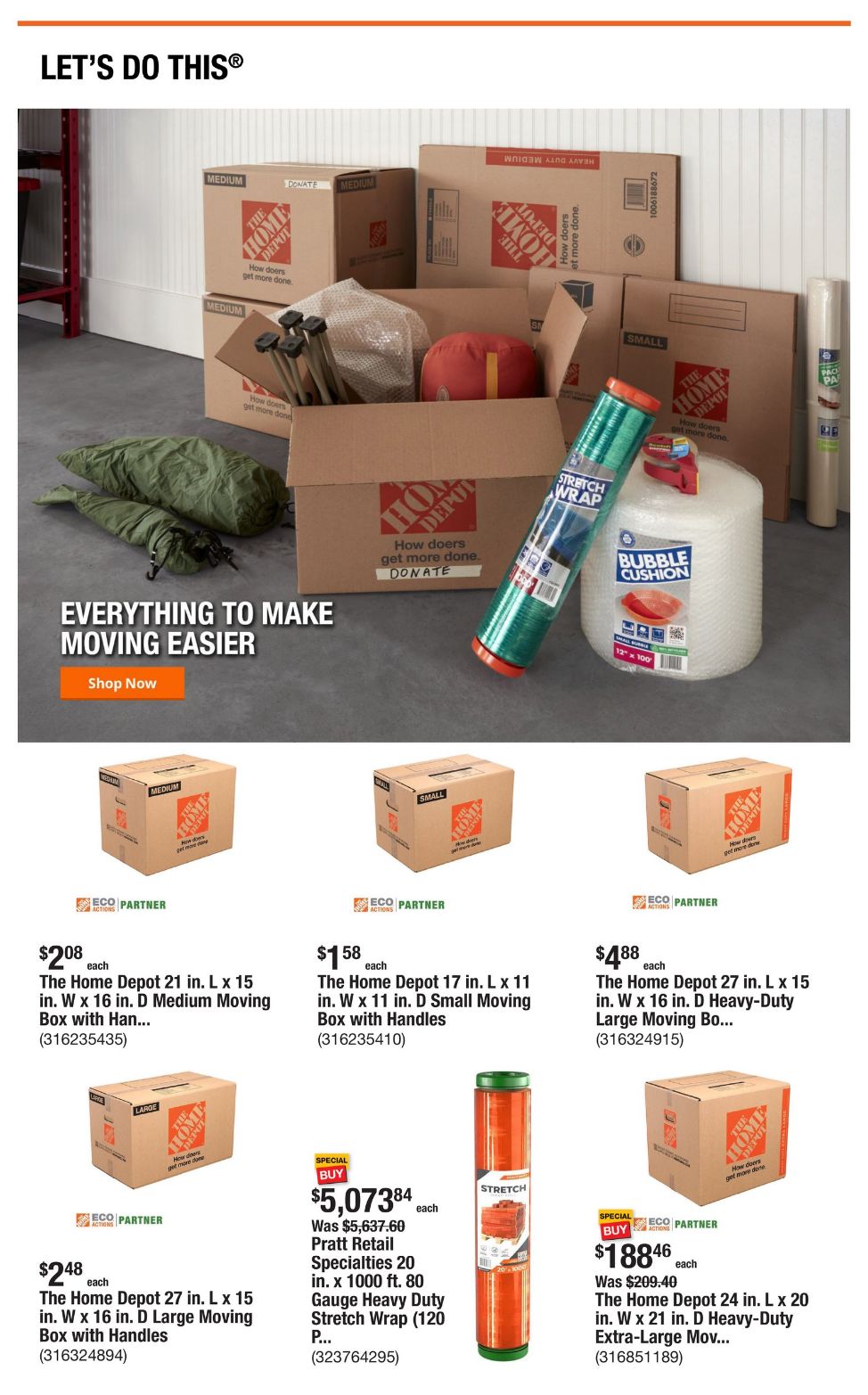 Catalogue Home Depot from 01/09/2025