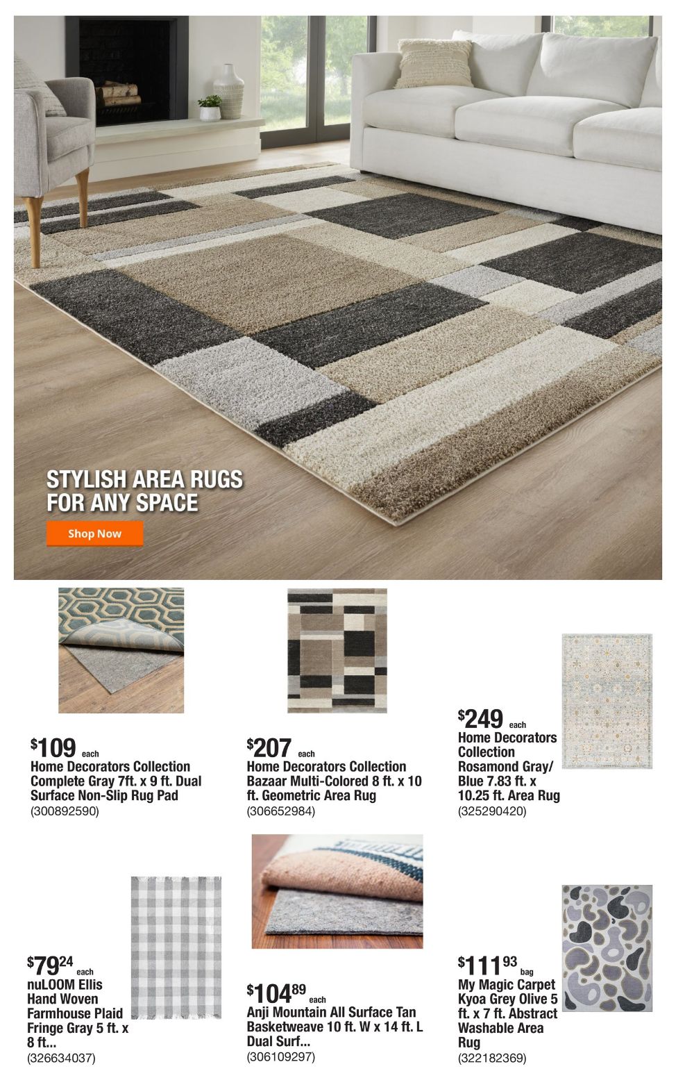 Catalogue Home Depot from 01/16/2025