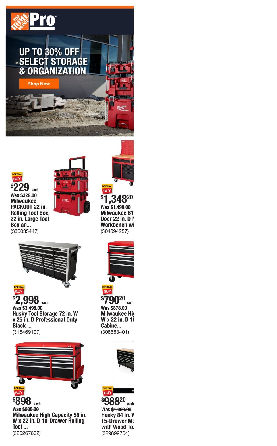 Catalogue Home Depot from 01/13/2025