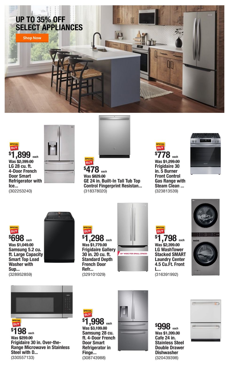 Catalogue Home Depot from 01/13/2025