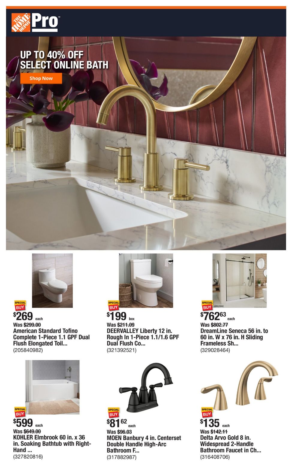 Catalogue Home Depot from 01/20/2025