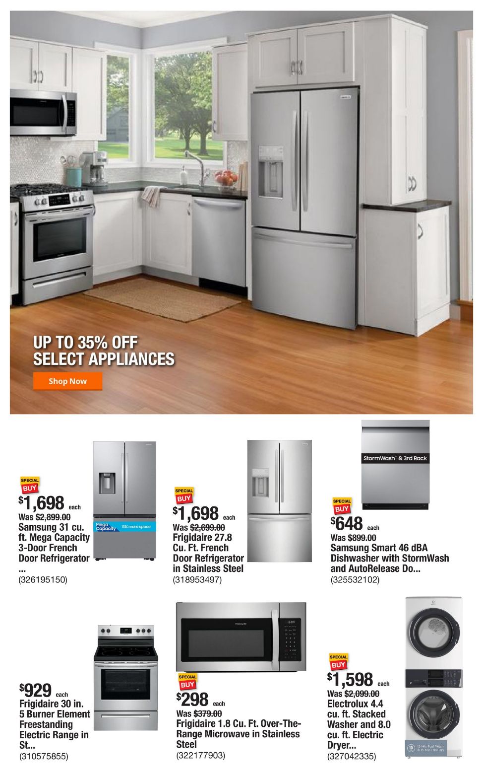 Catalogue Home Depot from 01/23/2025