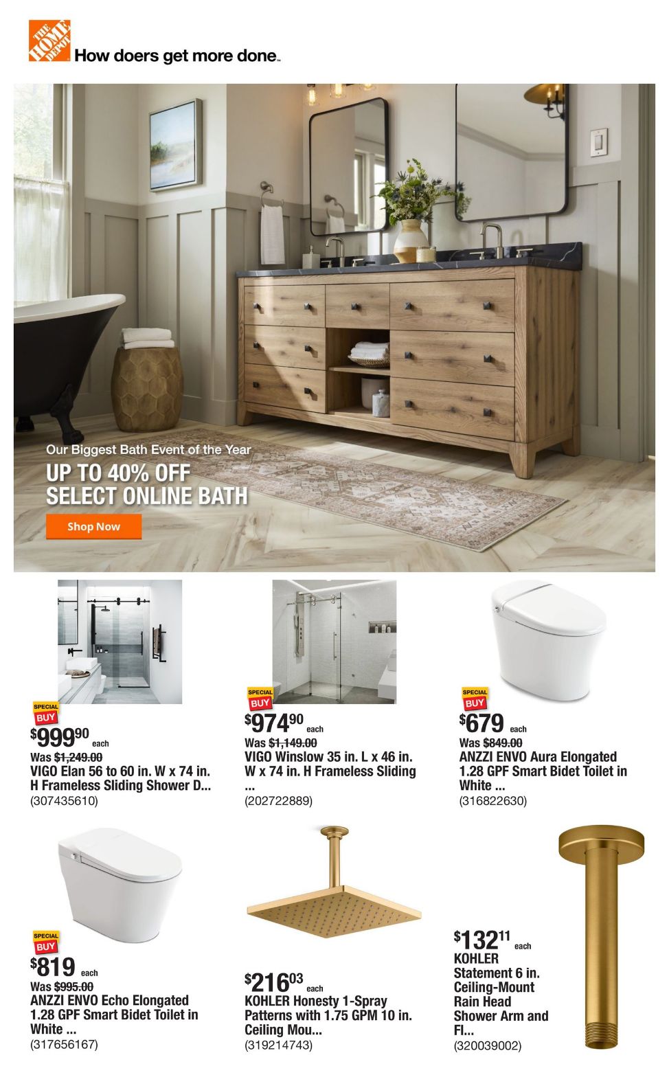 Catalogue Home Depot from 01/30/2025