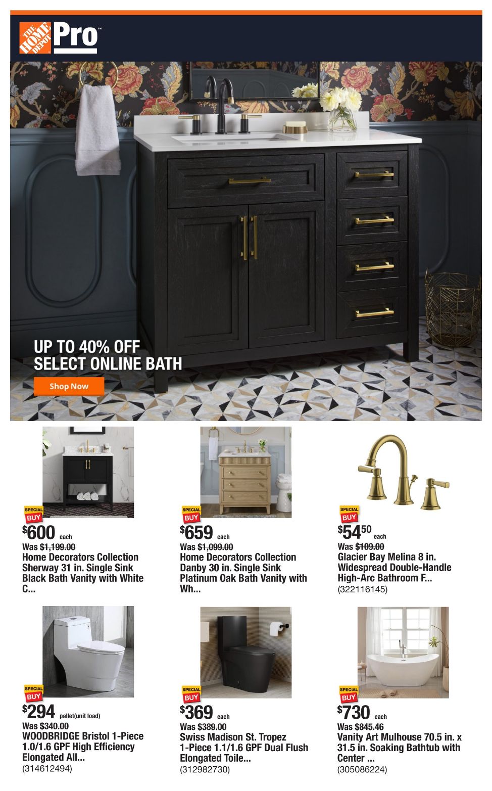 Catalogue Home Depot from 02/17/2025