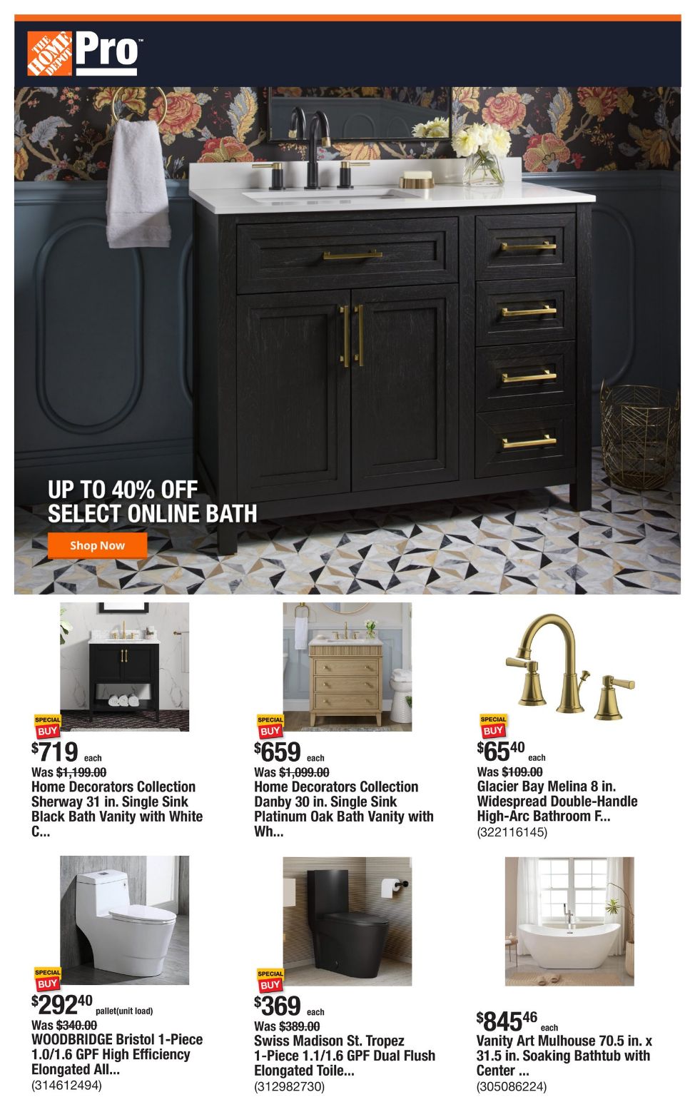 Catalogue Home Depot from 02/17/2025