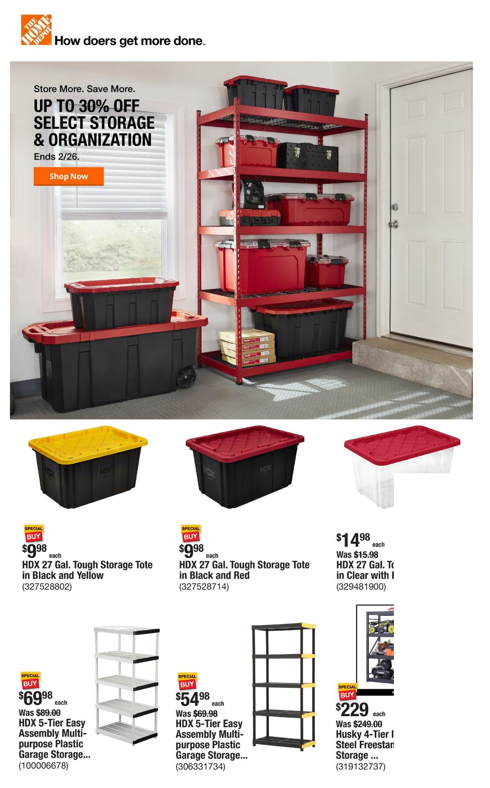 Catalogue Home Depot from 02/20/2025