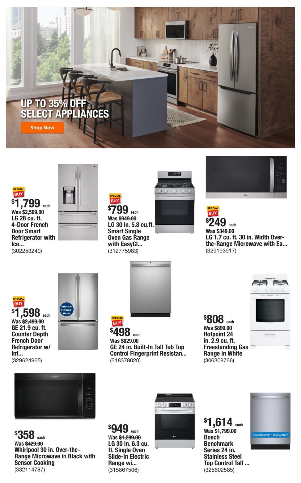 Catalogue Home Depot from 02/24/2025