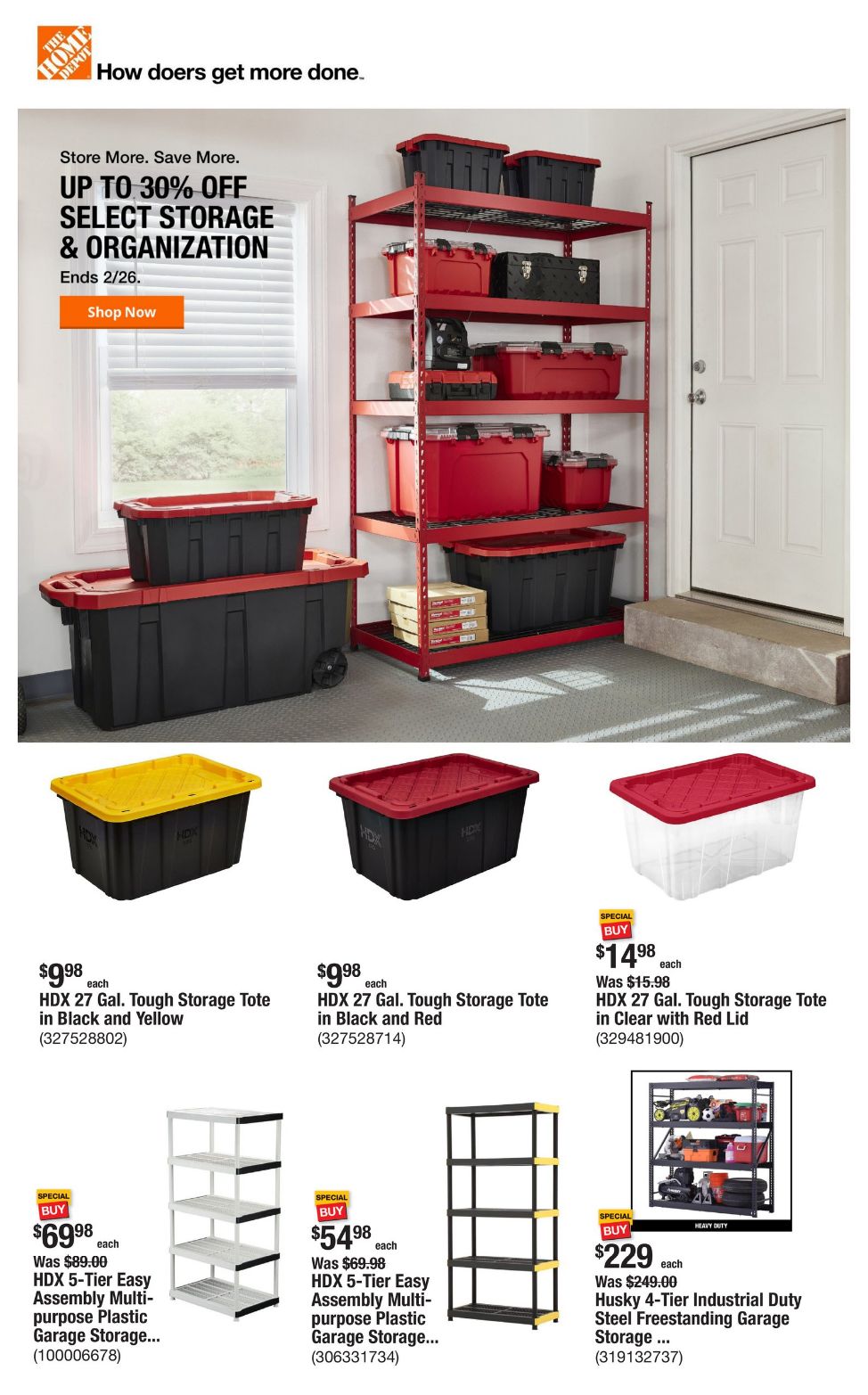 Catalogue Home Depot from 02/20/2025