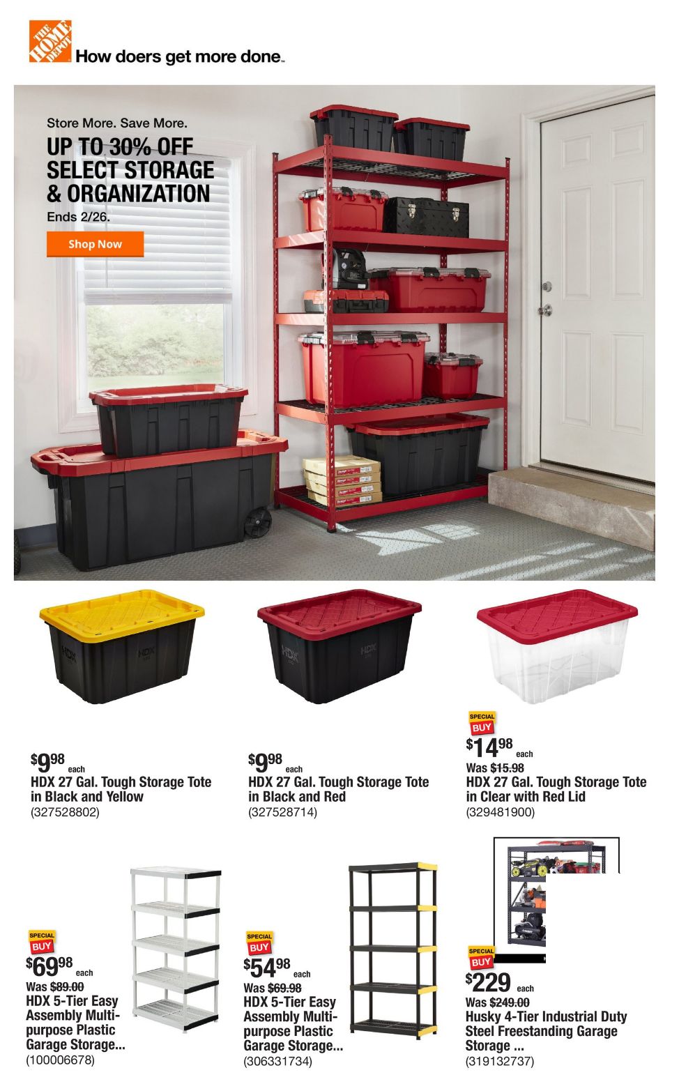 Catalogue Home Depot from 02/20/2025