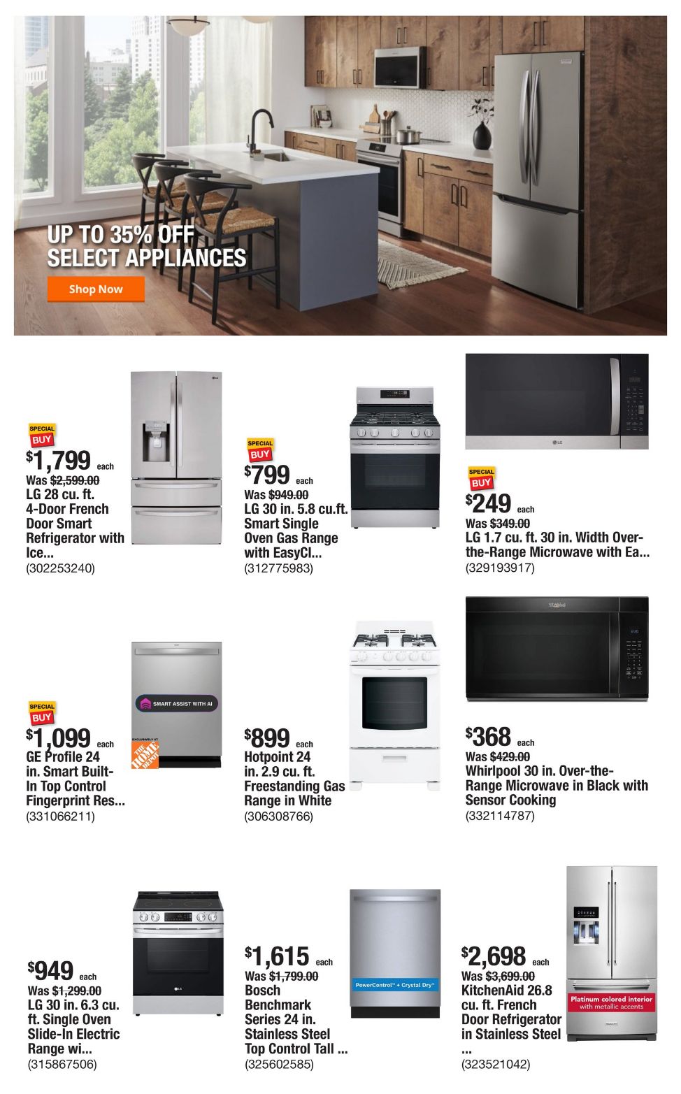 Catalogue Home Depot from 02/24/2025