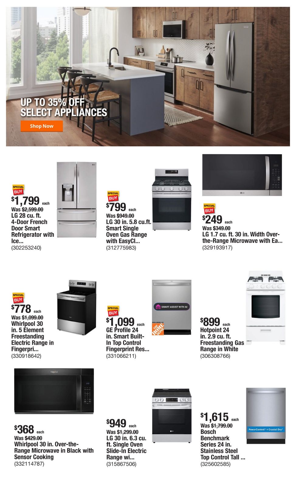 Catalogue Home Depot from 02/24/2025