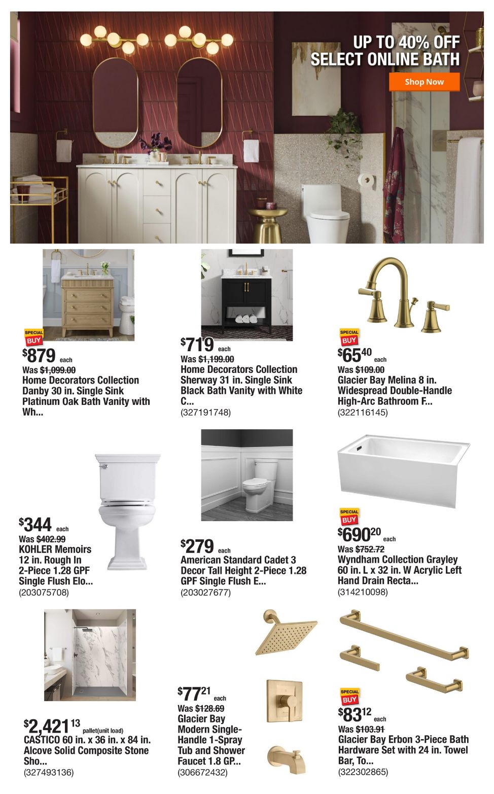 Catalogue Home Depot from 03/10/2025