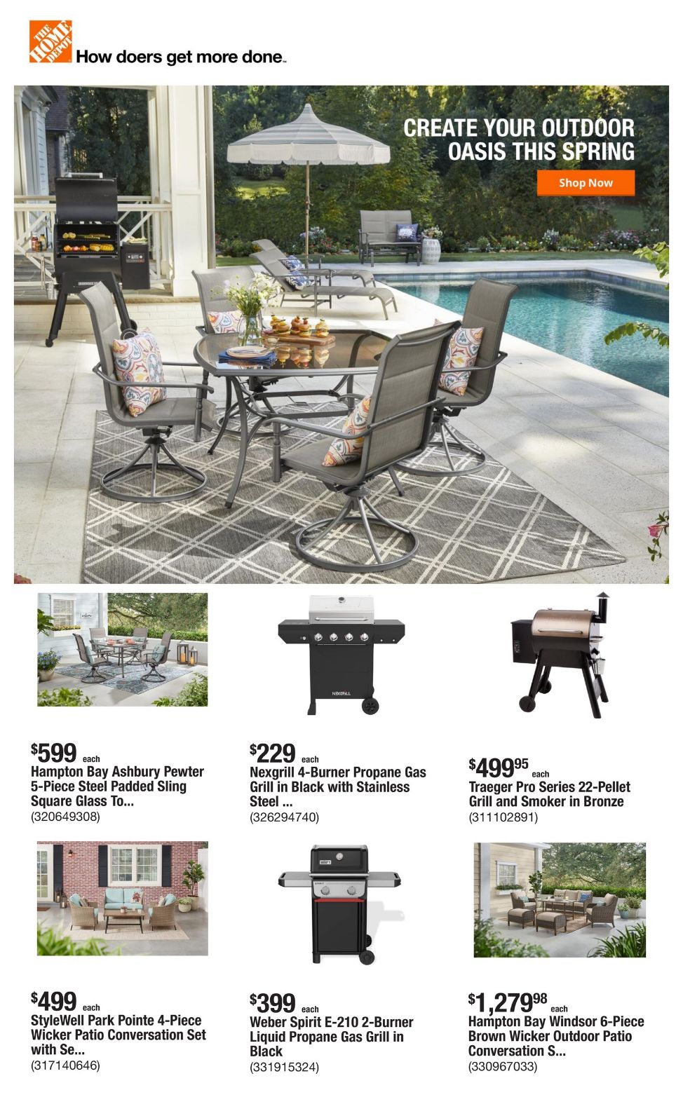 Catalogue Home Depot from 03/13/2025