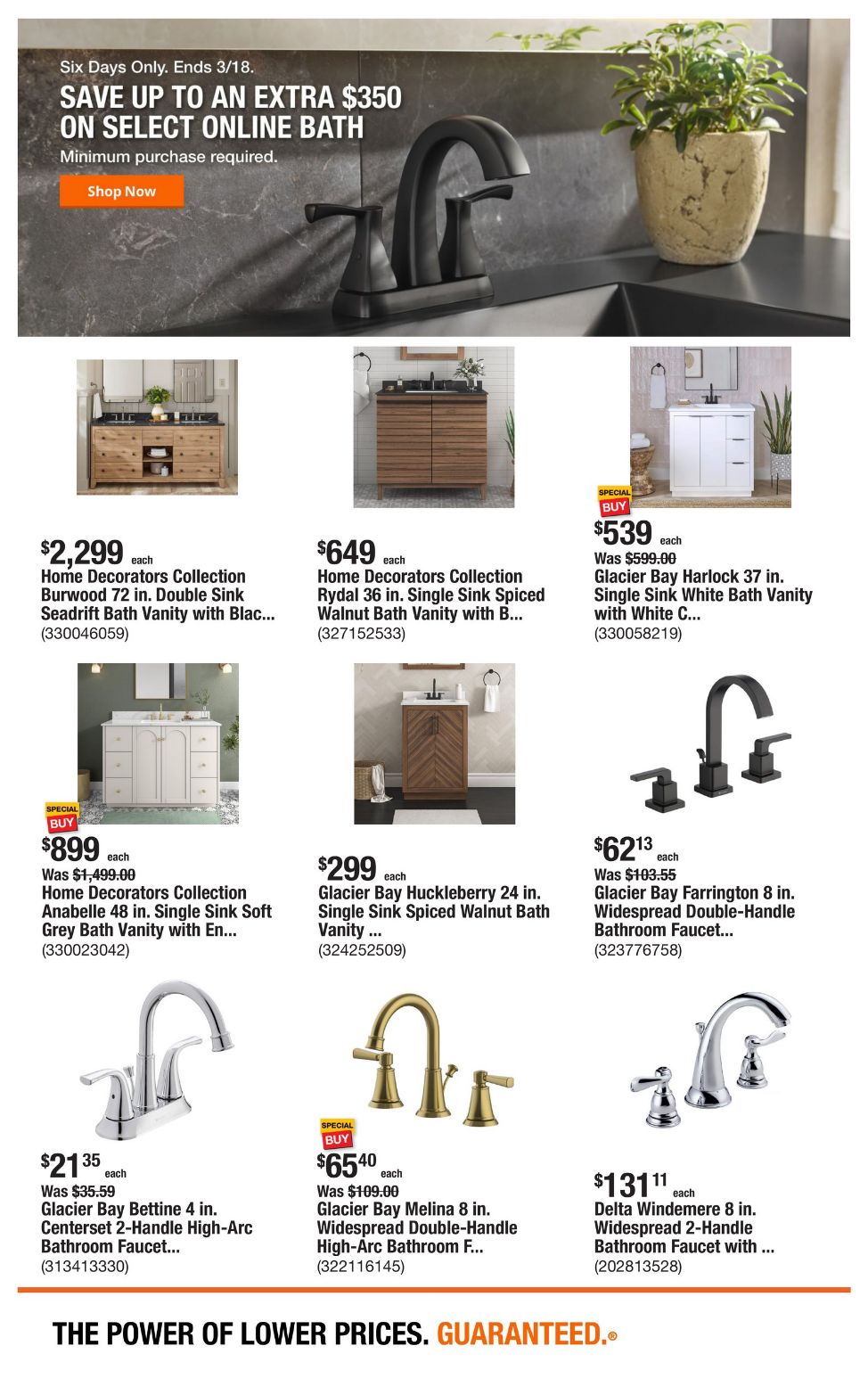 Catalogue Home Depot from 03/13/2025