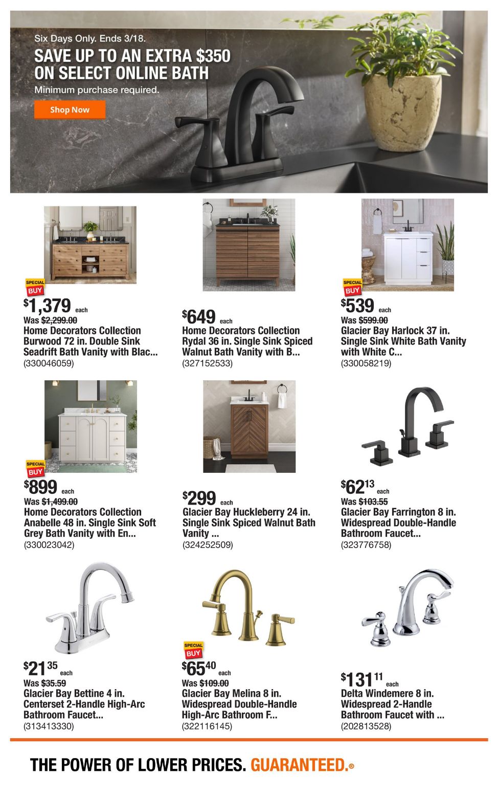 Catalogue Home Depot from 03/13/2025