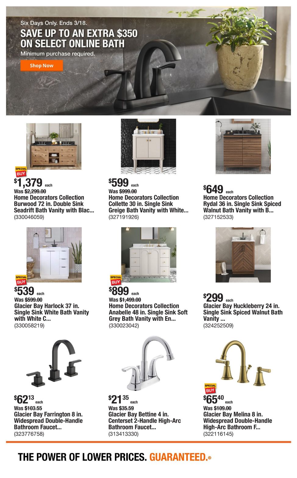 Catalogue Home Depot from 03/13/2025