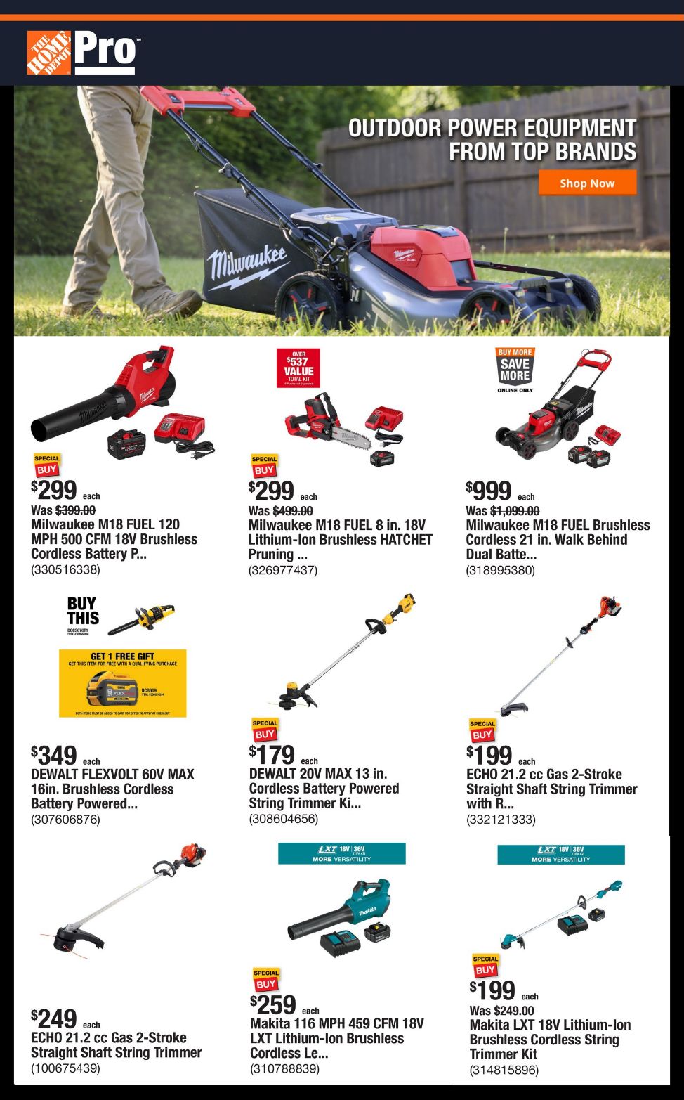 Catalogue Home Depot from 04/28/2025