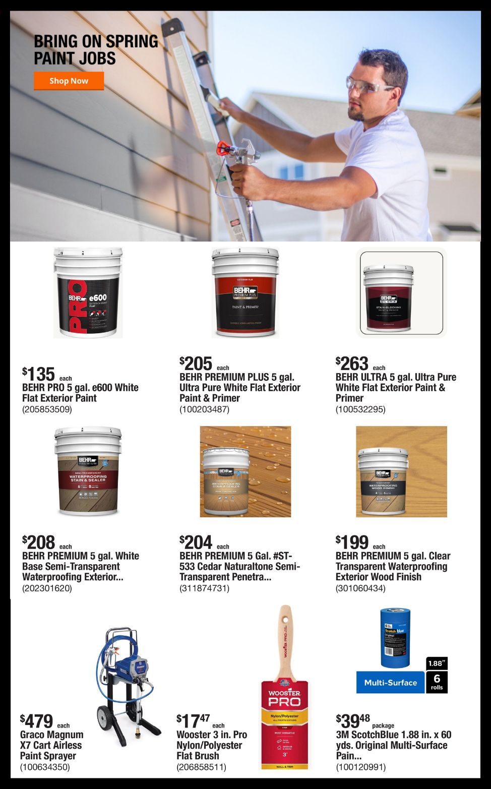 Catalogue Home Depot from 04/28/2025