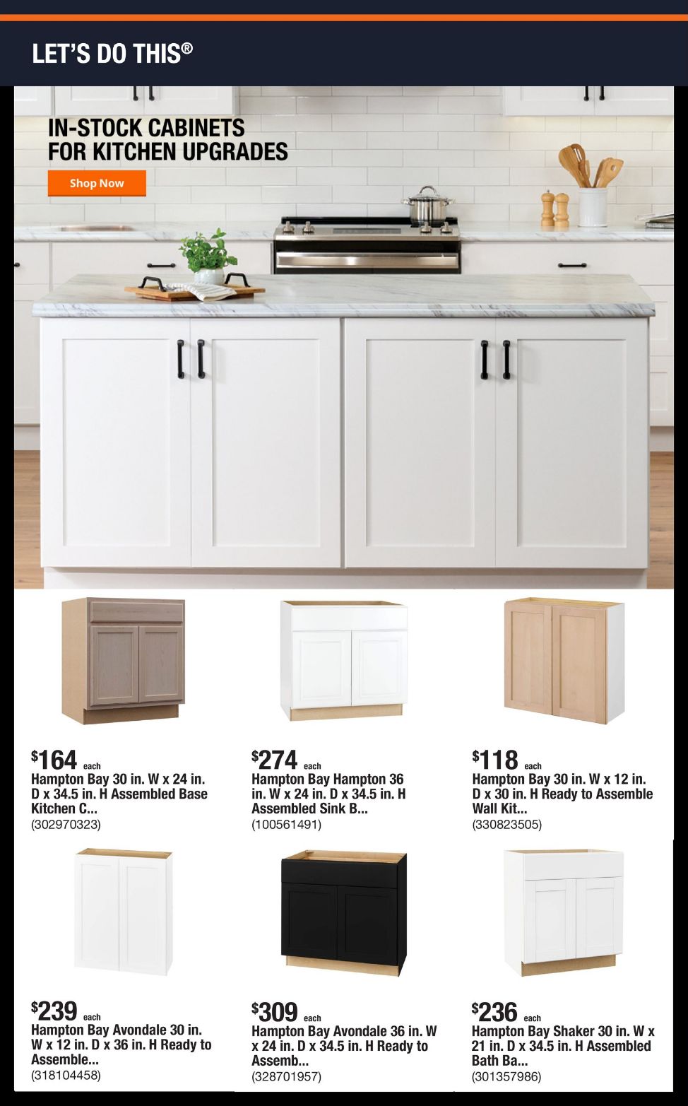 Catalogue Home Depot from 04/28/2025