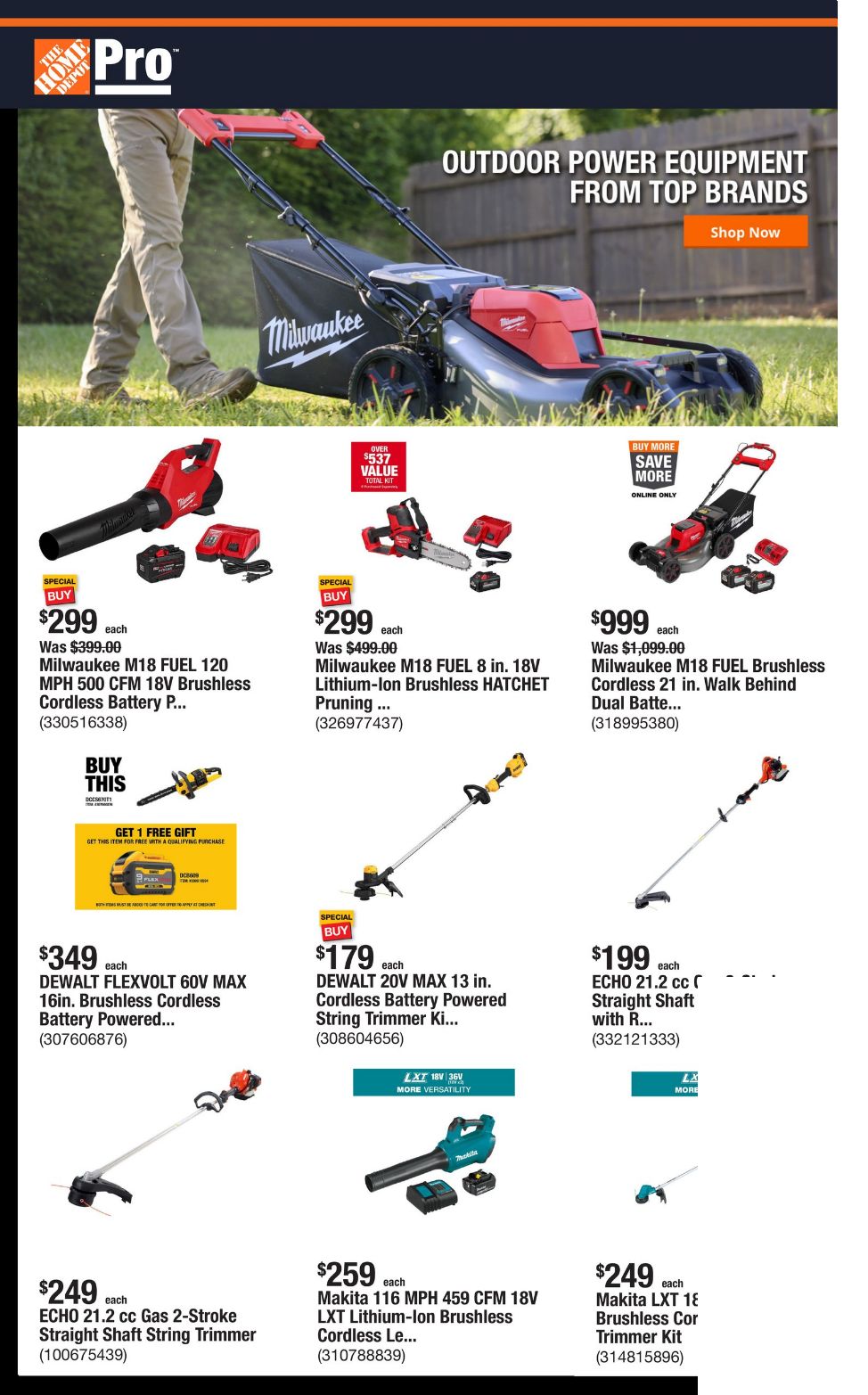 Catalogue Home Depot from 04/28/2025