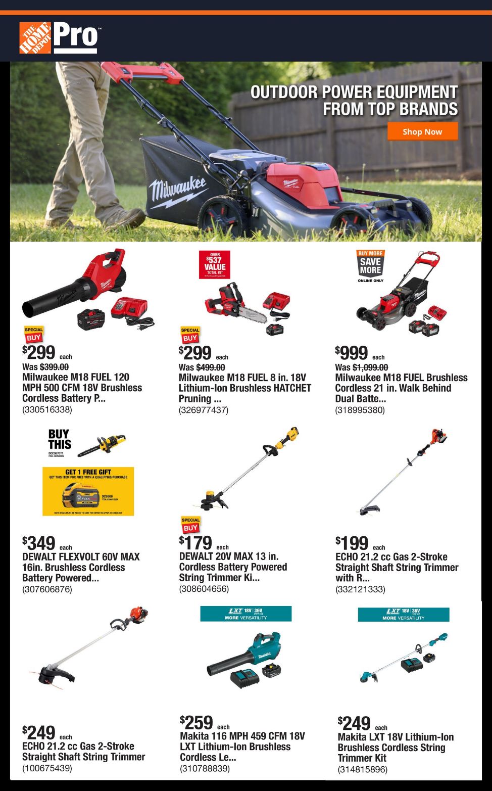 Catalogue Home Depot from 04/28/2025