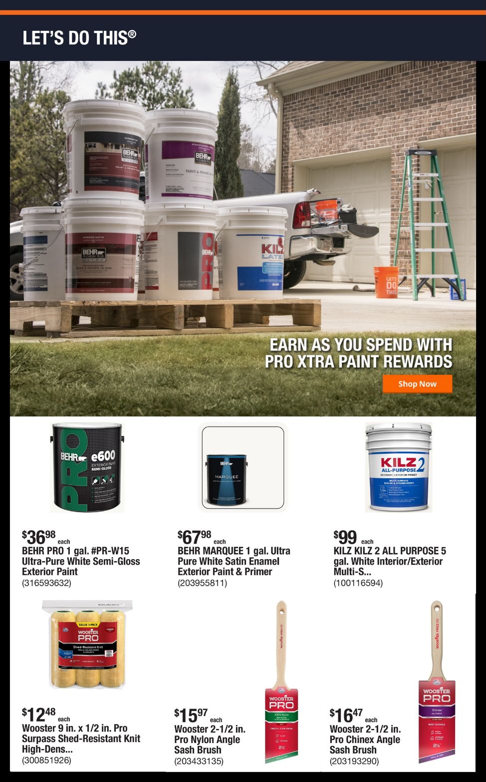 Catalogue Home Depot from 05/05/2025