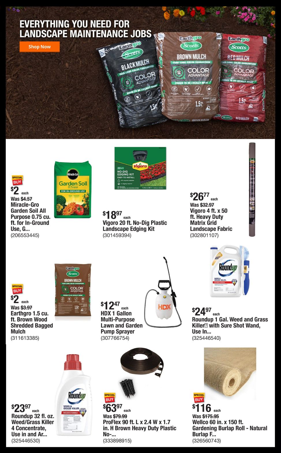 Catalogue Home Depot from 05/05/2025