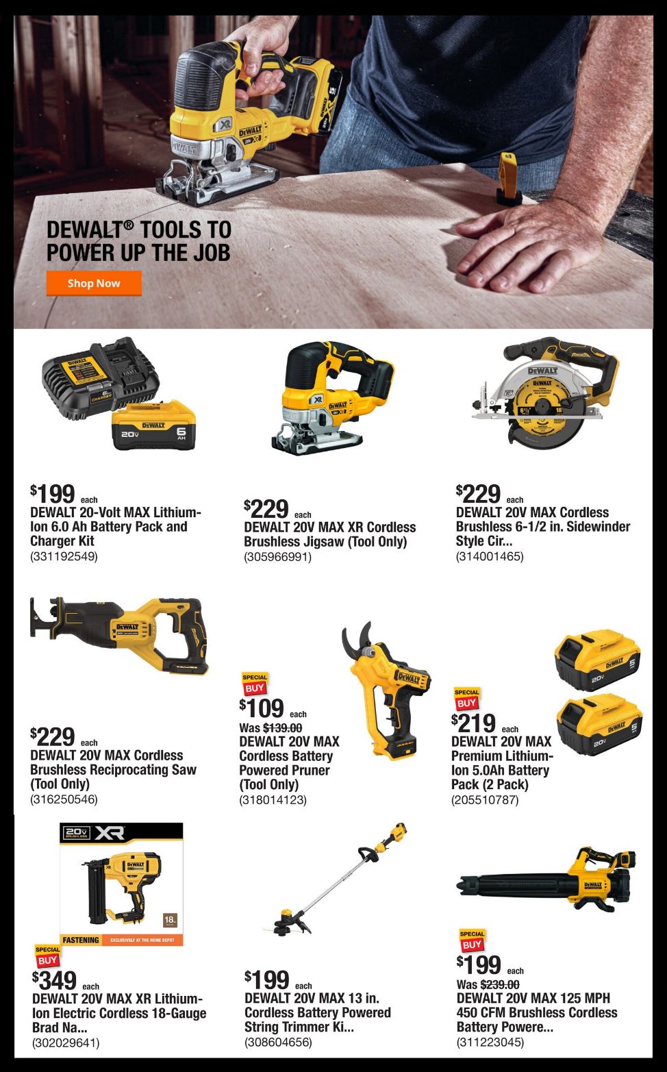 Catalogue Home Depot from 05/19/2025