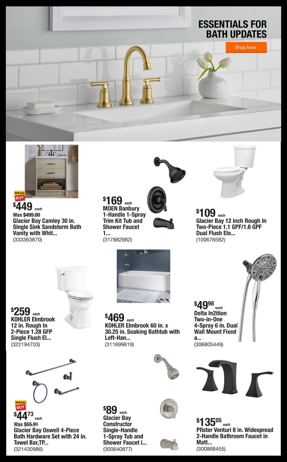 Catalogue Home Depot from 06/30/2025
