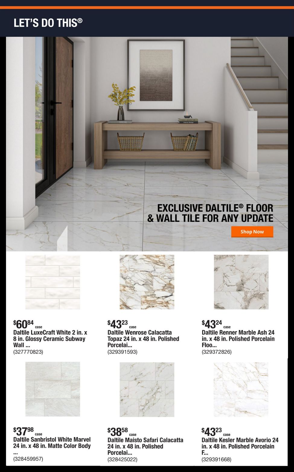 Catalogue Home Depot from 07/07/2025