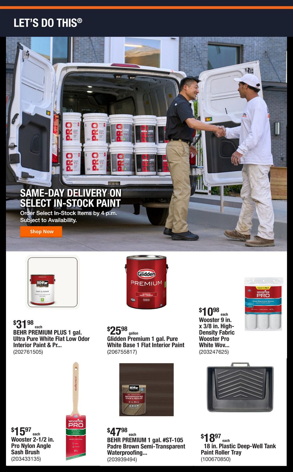 Catalogue Home Depot from 07/14/2025