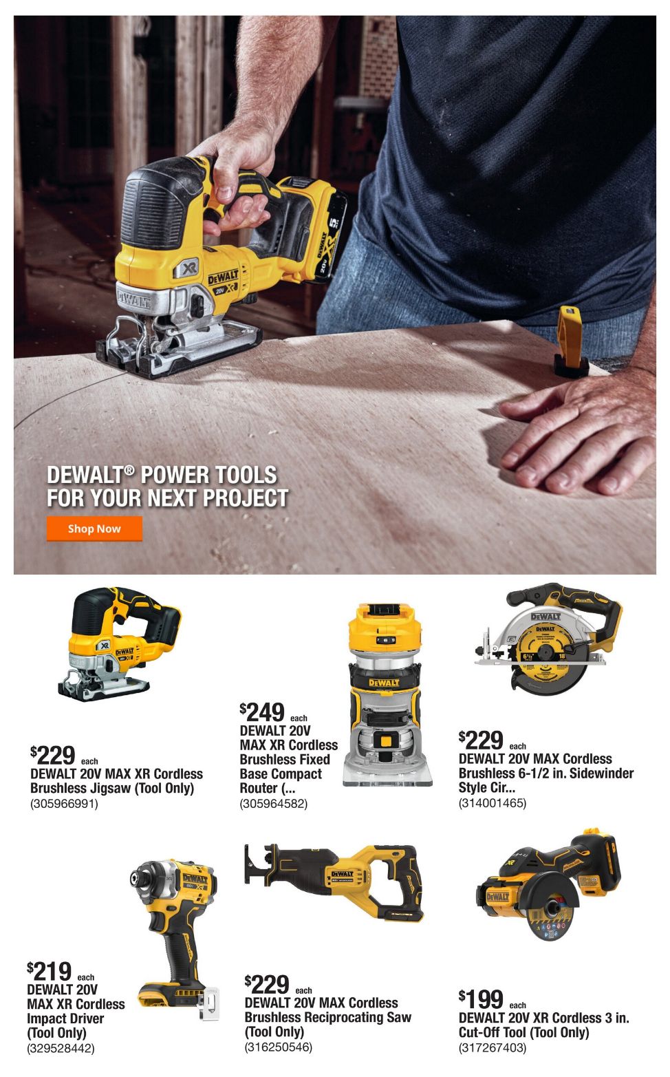 Catalogue Home Depot from 07/17/2025