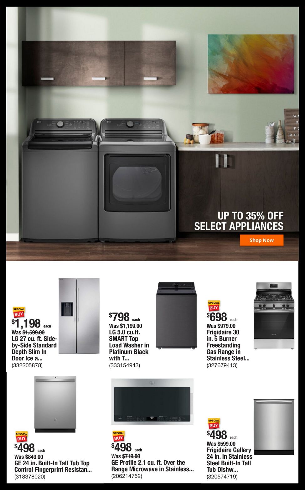 Catalogue Home Depot from 07/21/2025