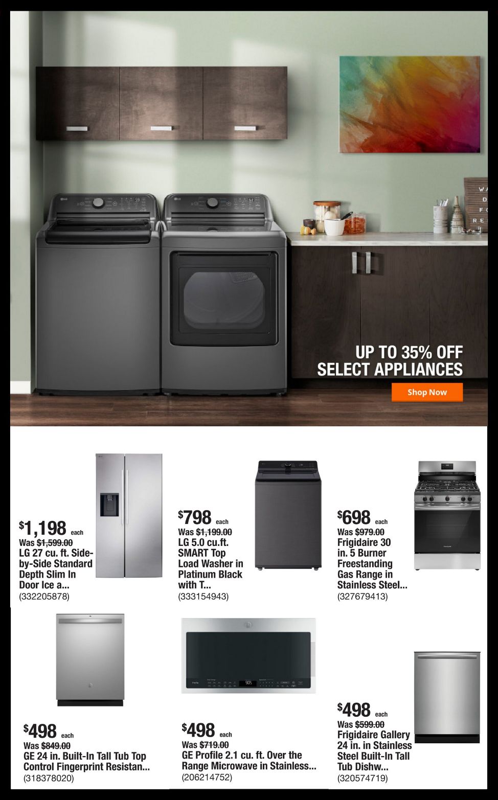 Catalogue Home Depot from 07/21/2025