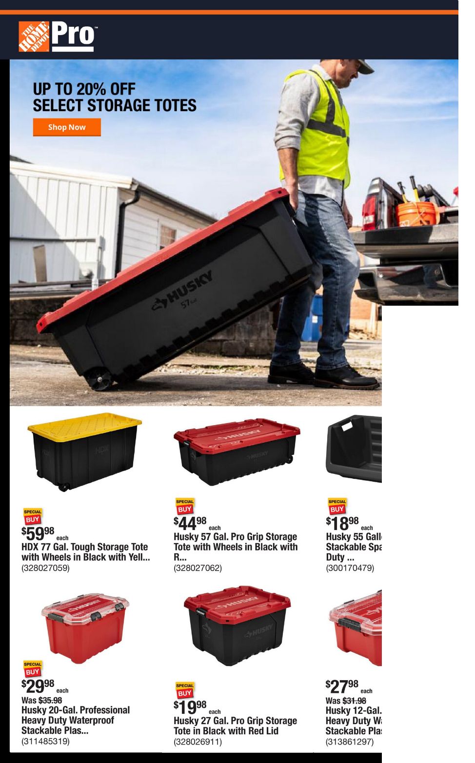 Catalogue Home Depot from 07/21/2025