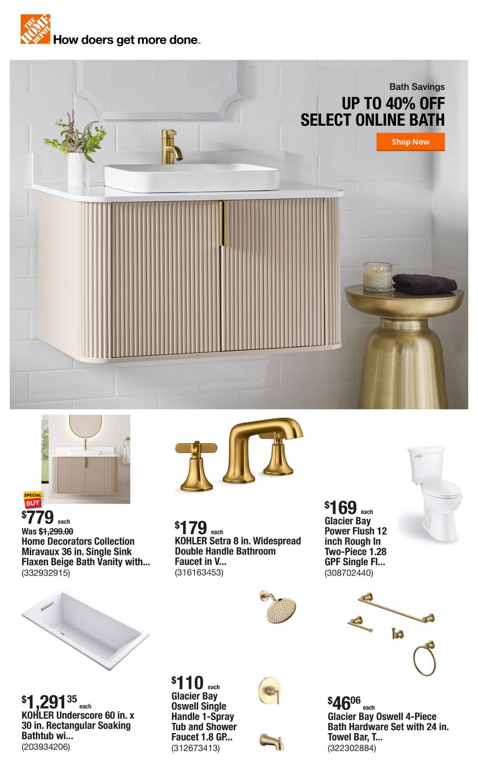 Catalogue Home Depot from 07/24/2025