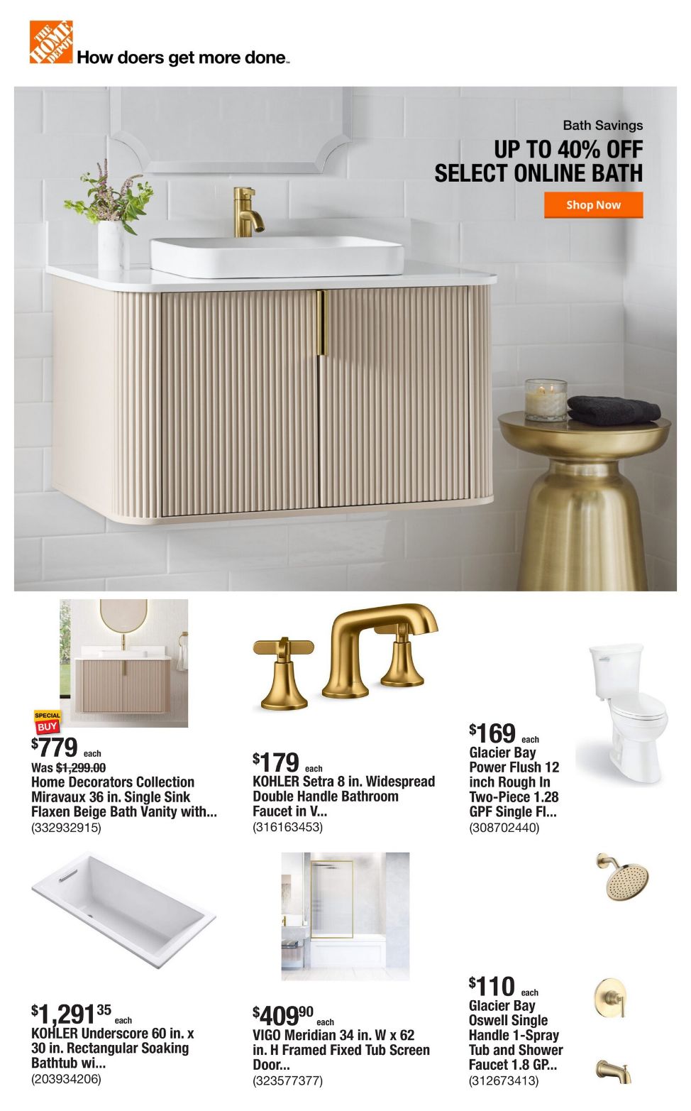 Catalogue Home Depot from 07/24/2025