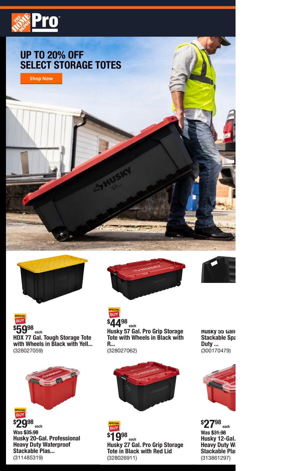 Catalogue Home Depot from 07/21/2025