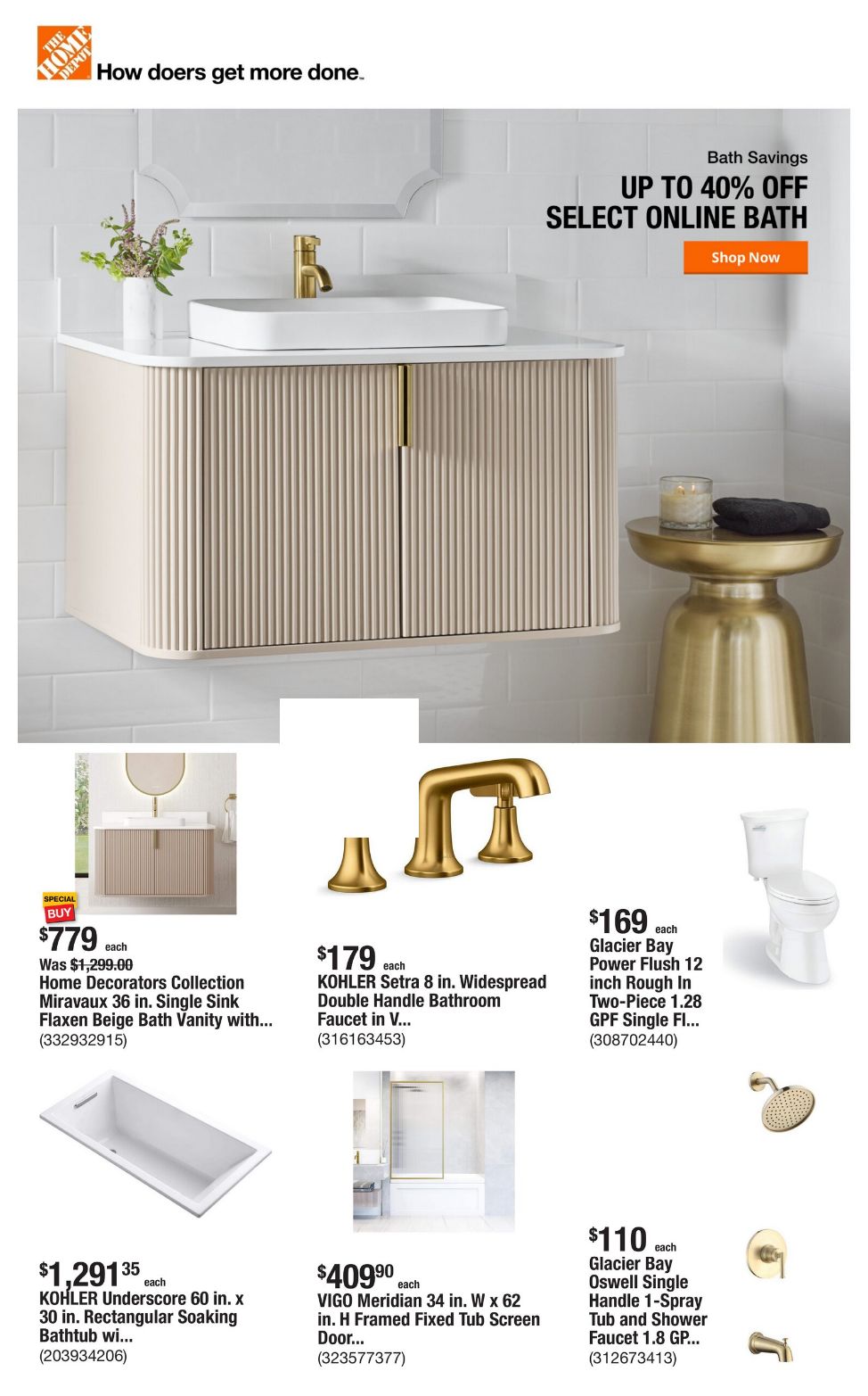 Catalogue Home Depot from 07/24/2025