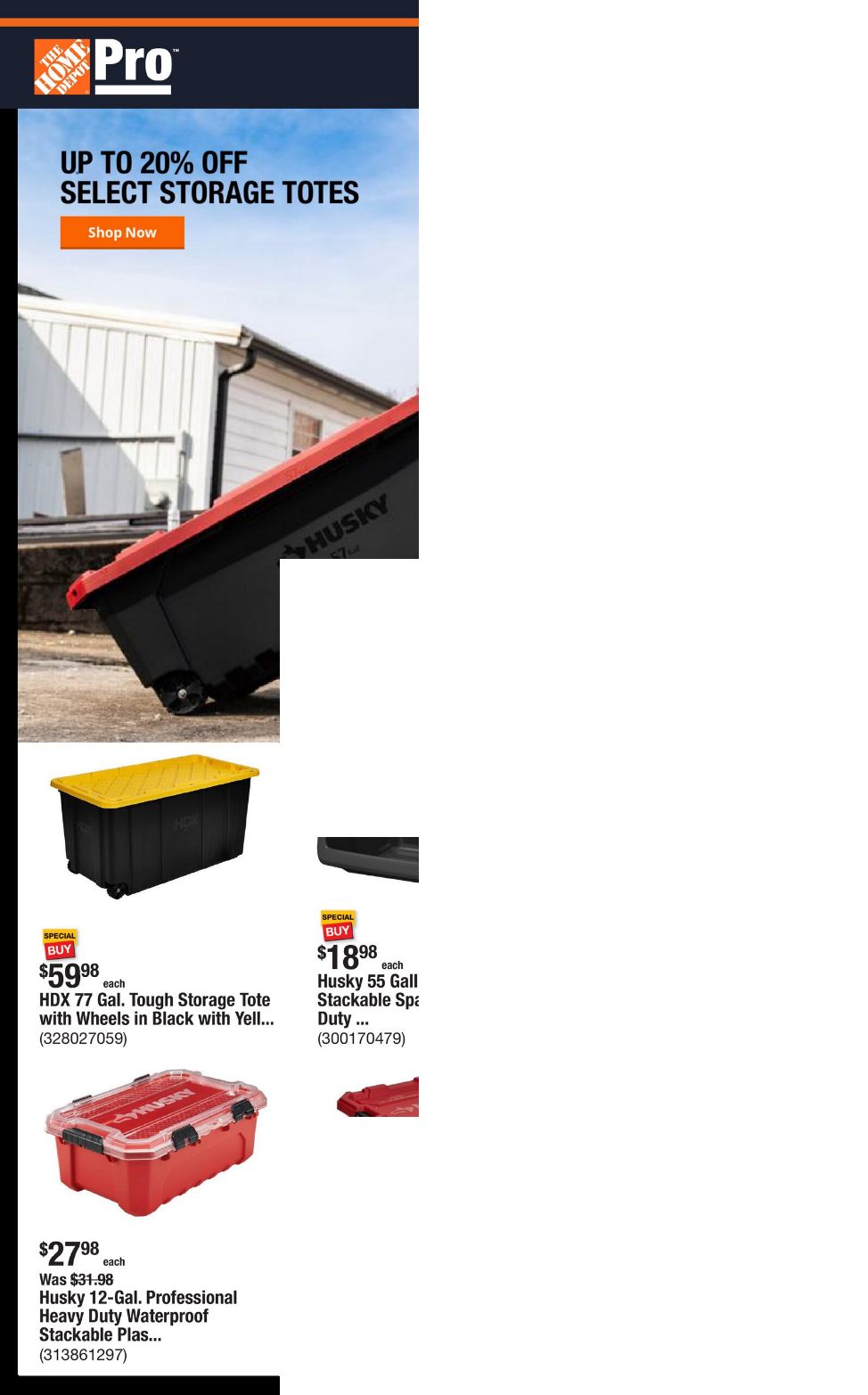 Catalogue Home Depot from 07/21/2025